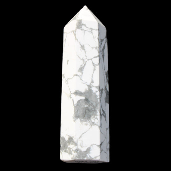 Howlite wand 83mm 81g in sunlight - Rocks and Things Store