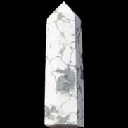 Howlite wand 83mm 81g in sunlight - Rocks and Things Store