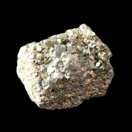 Pyrite cluster 34mm 44g in sunlight - Rocks and Things Store