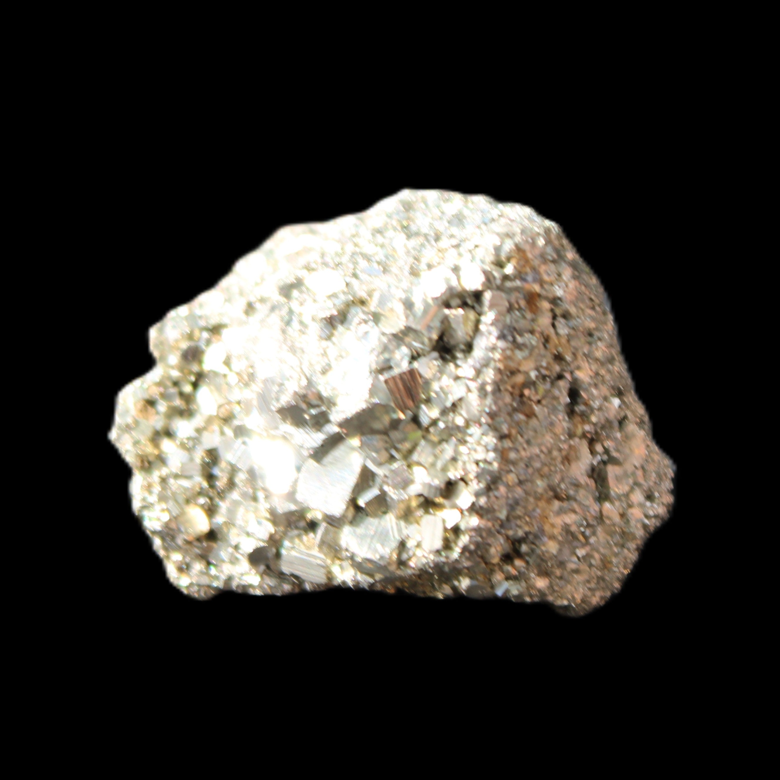 Pyrite cluster 34mm 44g in sunlight - Rocks and Things Store