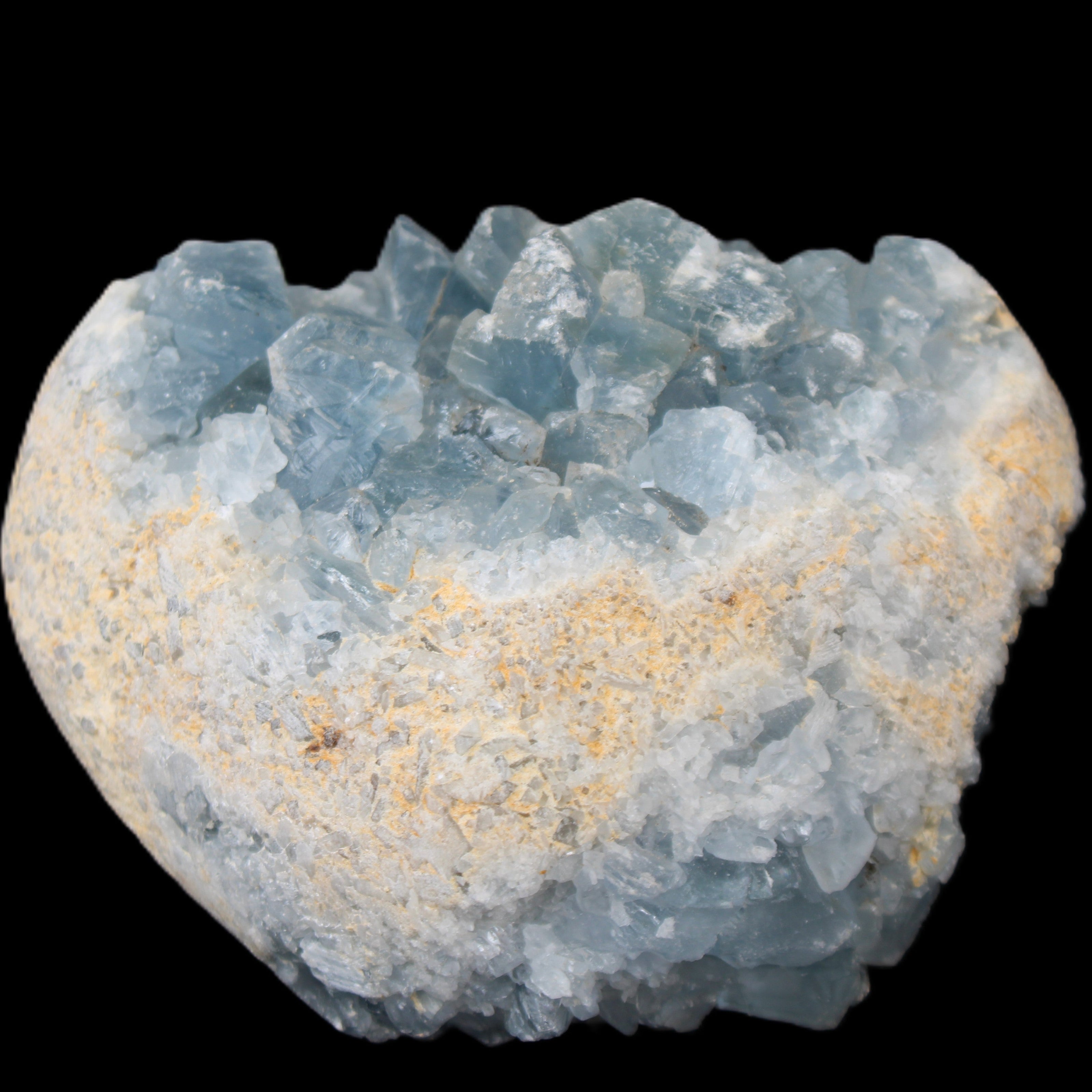 Blue Celestite 130*110*82mm 1784g in sunlight - Rocks and Things Store