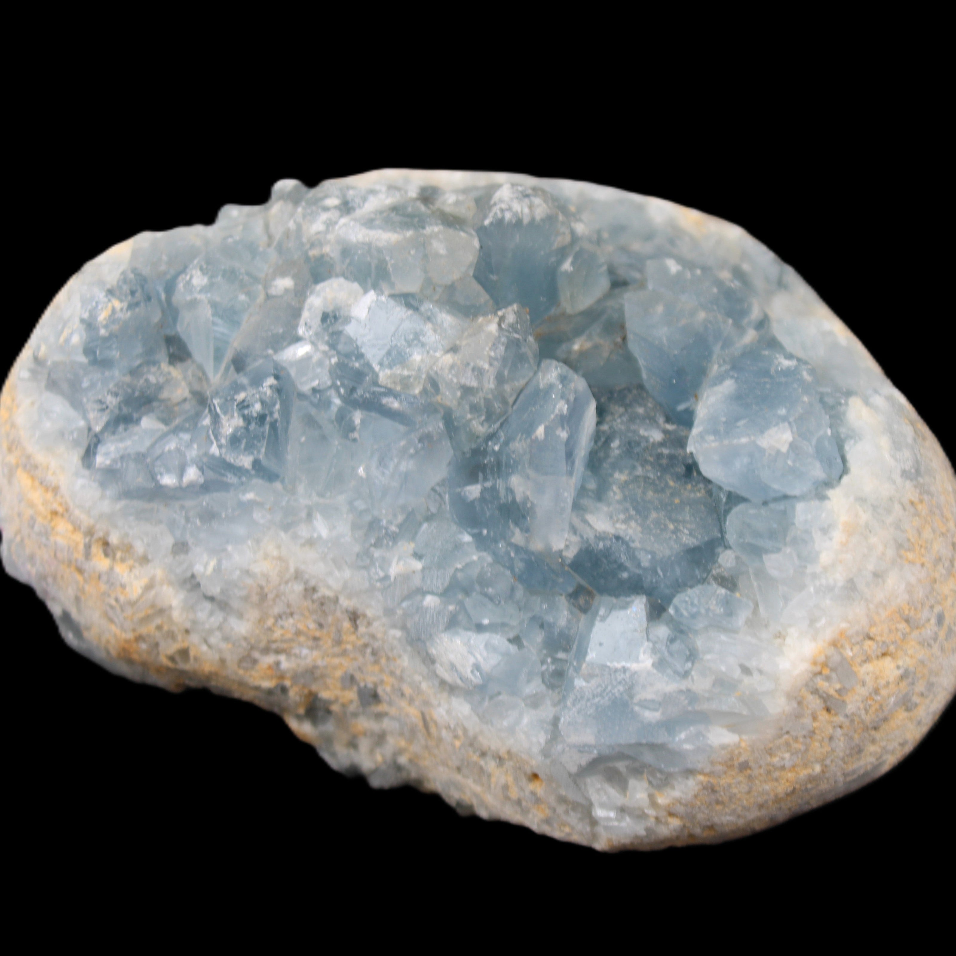 Blue Celestite 130*110*82mm 1784g in sunlight - Rocks and Things Store