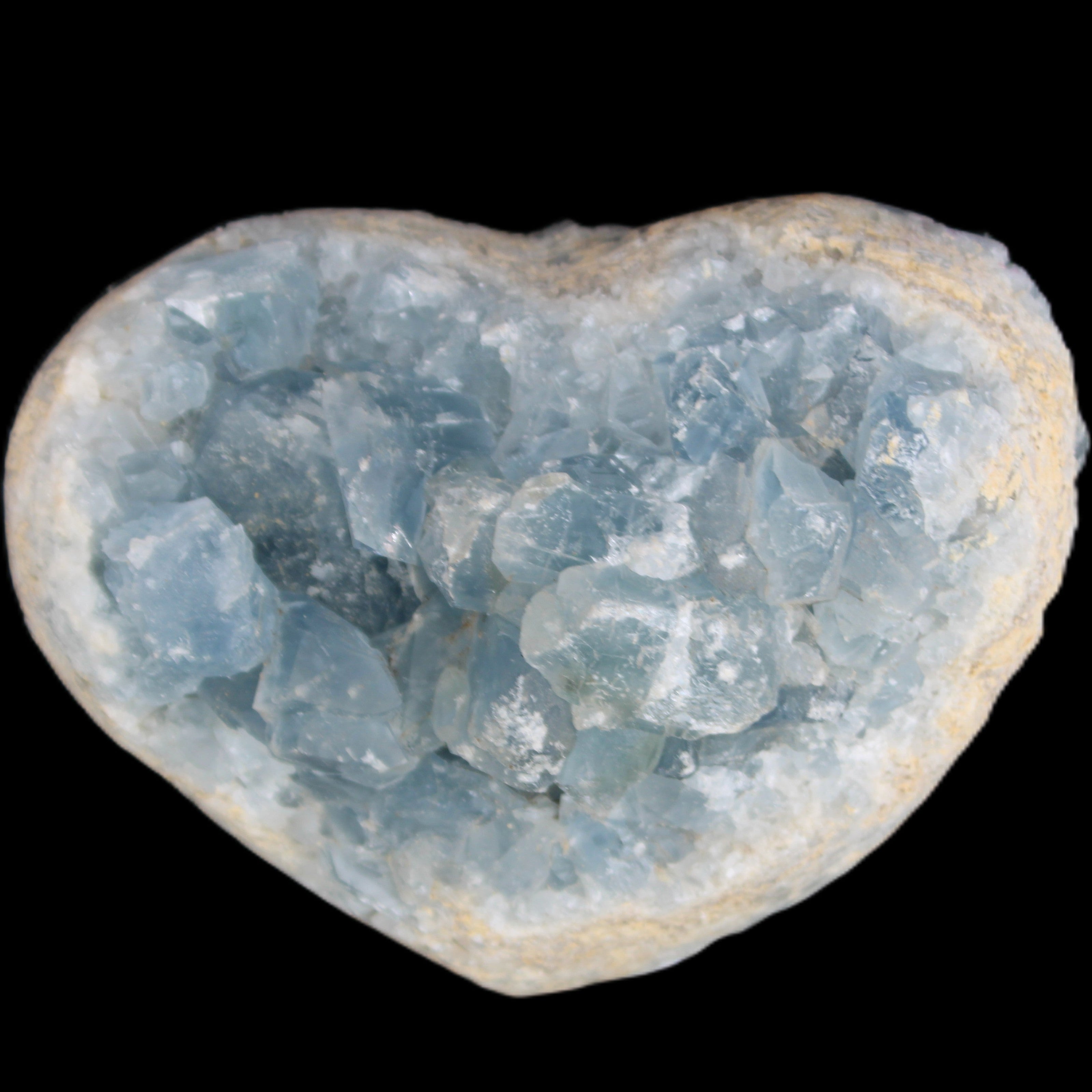 Blue Celestite 130*110*82mm 1784g in sunlight - Rocks and Things Store