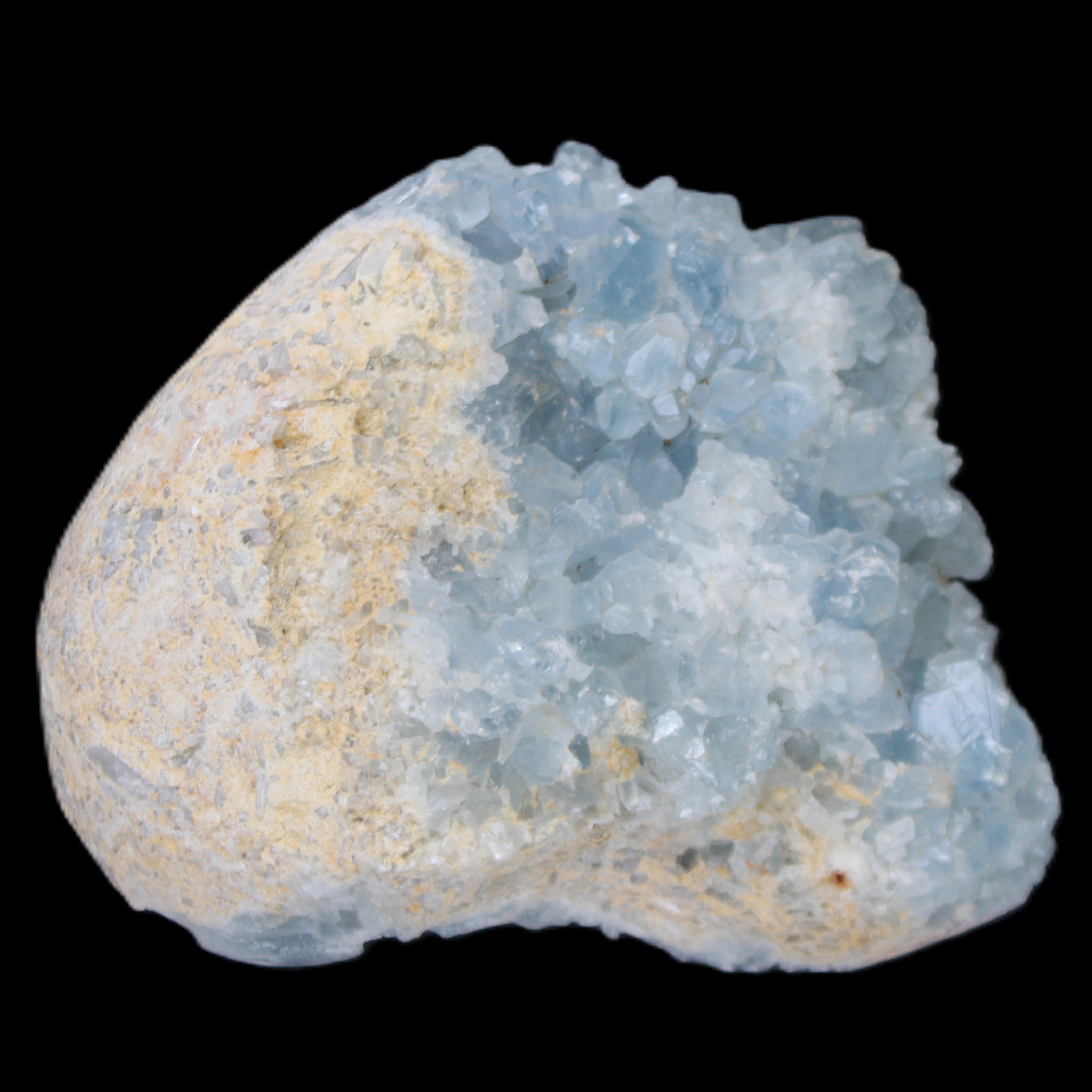Blue Celestite 130*110*82mm 1784g in sunlight - Rocks and Things Store