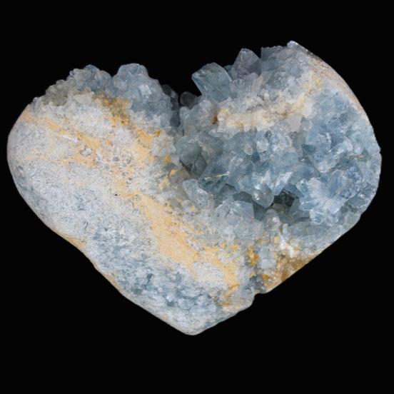 Celestite geode 147*119*59mm 1480g in sunlight - Rocks and Things Store