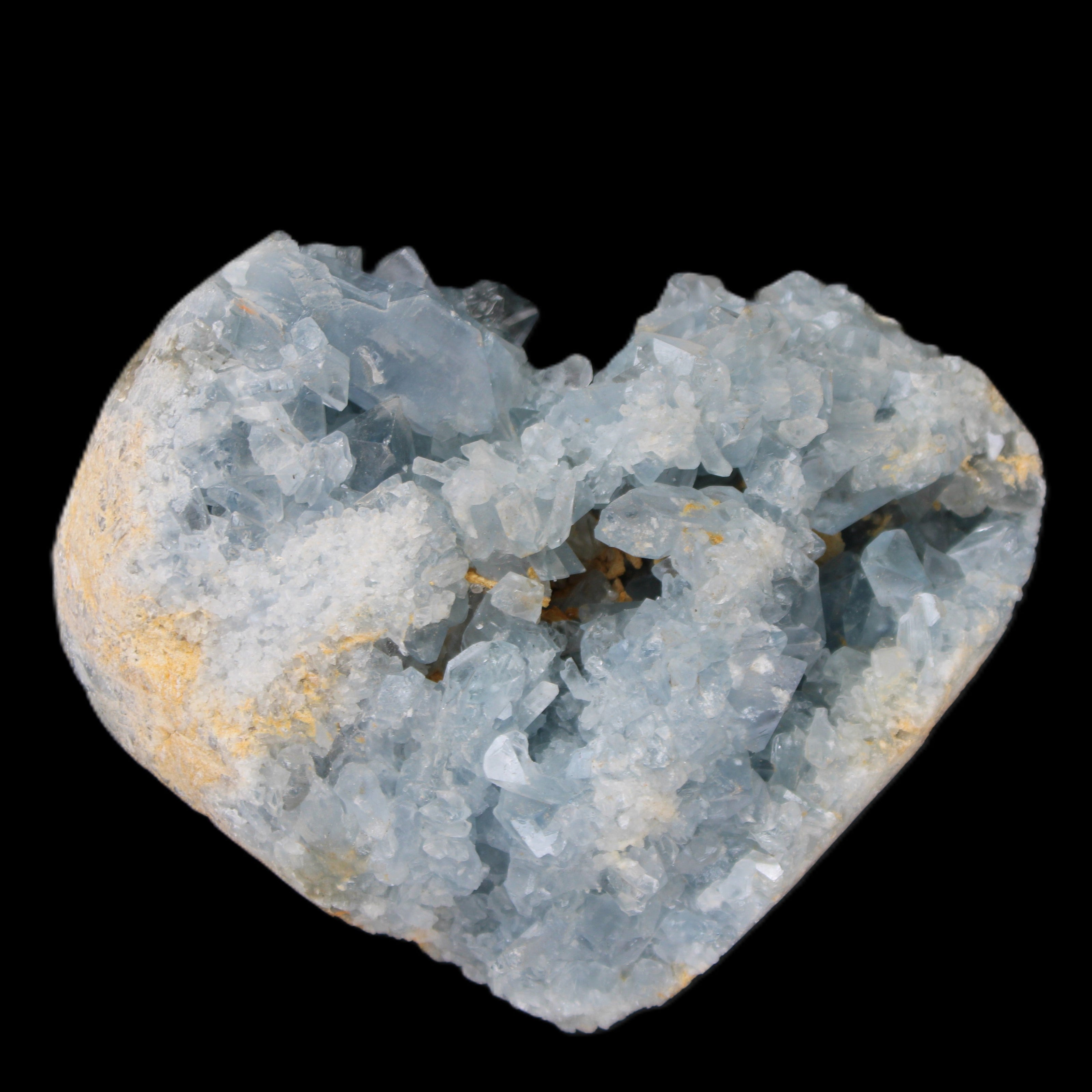 Celestite geode 147*119*59mm 1480g in sunlight - Rocks and Things Store