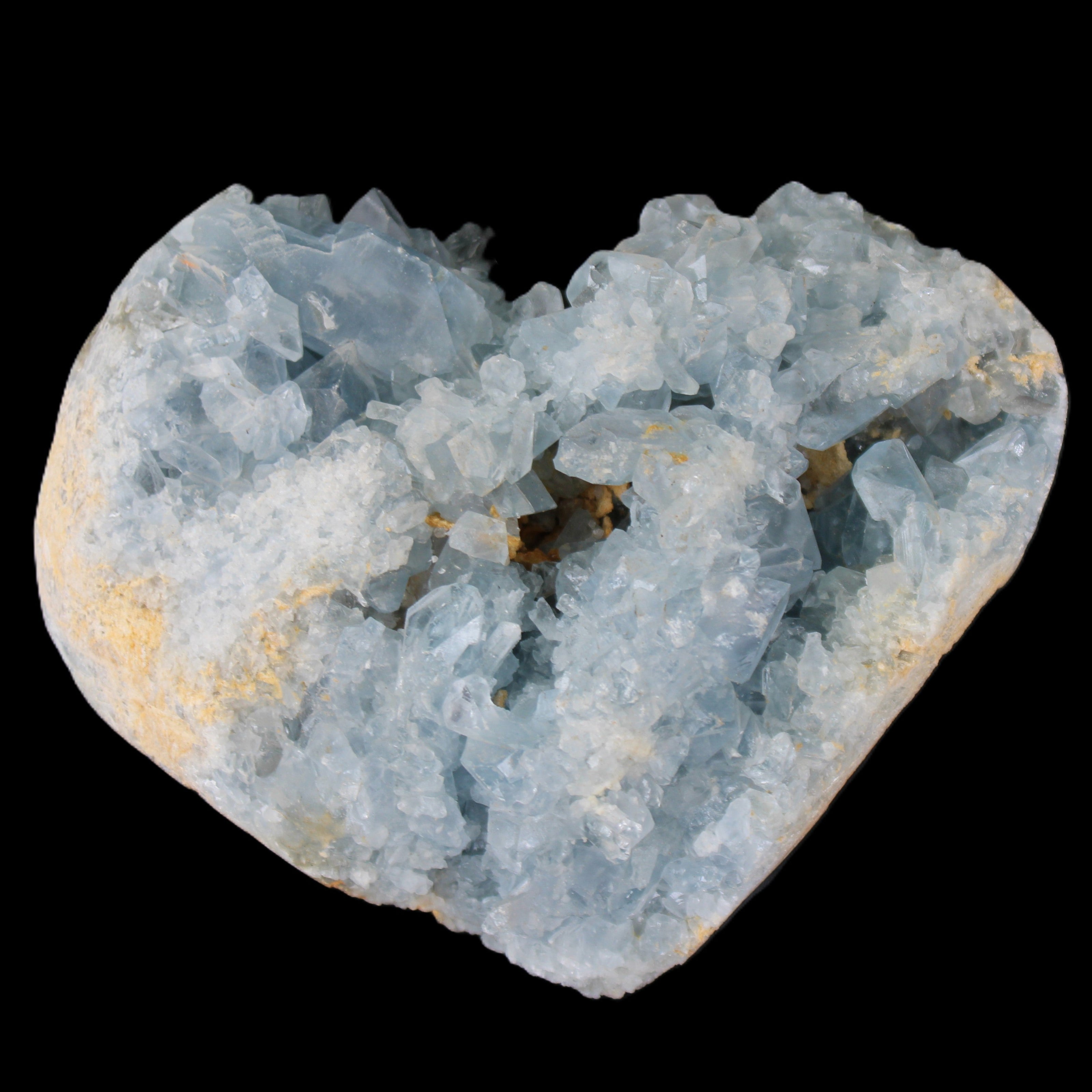 Celestite geode 147*119*59mm 1480g in sunlight - Rocks and Things Store