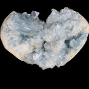 Celestite geode 147*119*59mm 1480g in sunlight - Rocks and Things Store