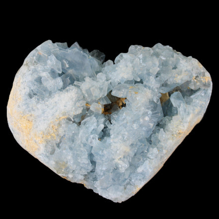 Celestite geode 147*119*59mm 1480g in sunlight - Rocks and Things Store