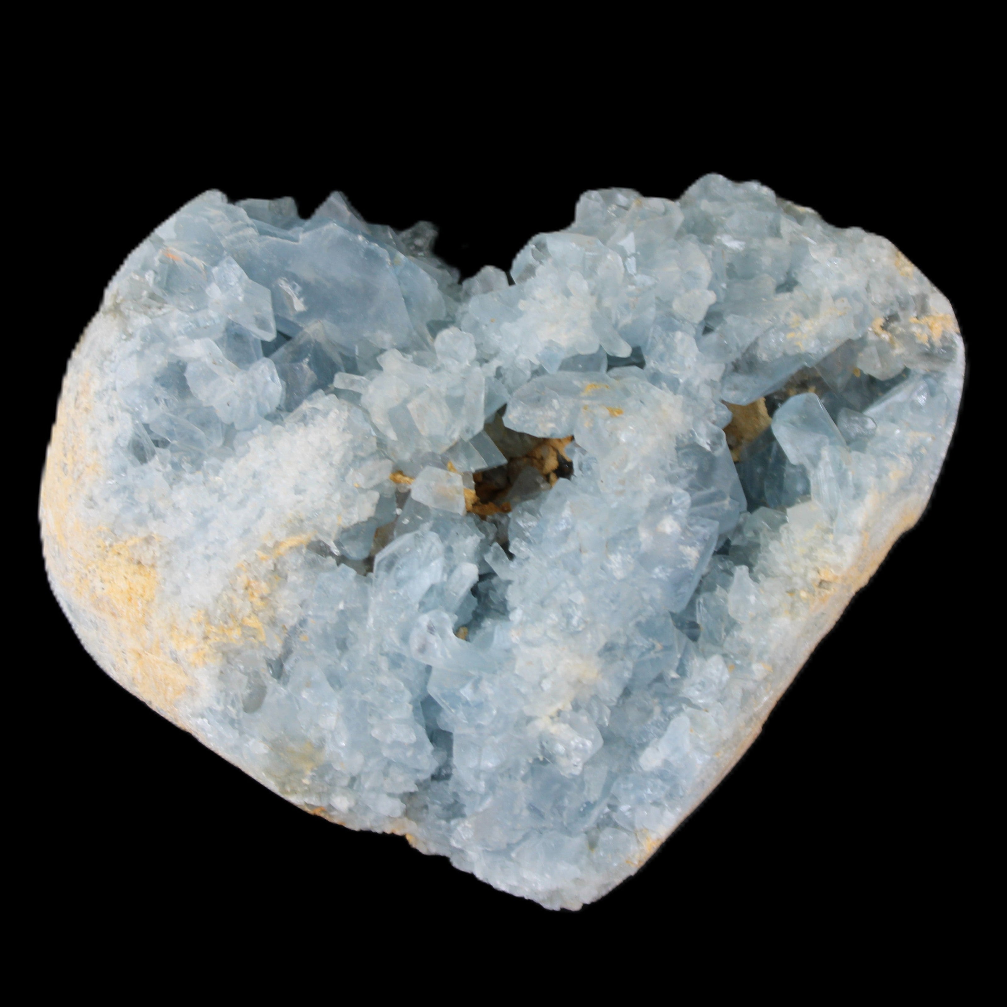 Celestite geode 147*119*59mm 1480g in sunlight - Rocks and Things Store