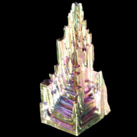 Bismuth castle crystal 41mm 22/25g in sunlight - Rocks and Things Store