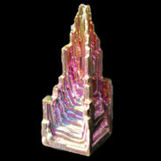 Bismuth castle crystal 41mm 22/25g in sunlight - Rocks and Things Store