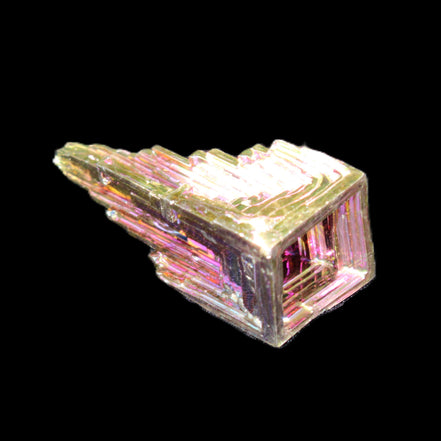 Bismuth castle crystal 41mm 22/25g in sunlight - Rocks and Things Store
