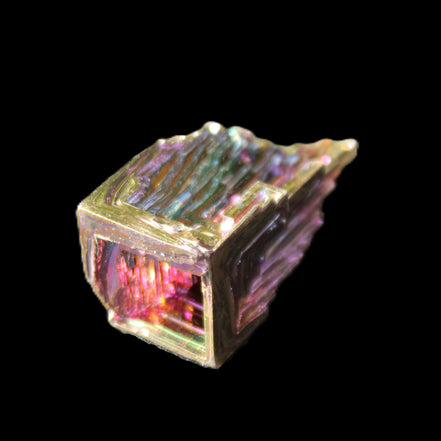 Bismuth castle crystal 41mm 22/25g in sunlight - Rocks and Things Store