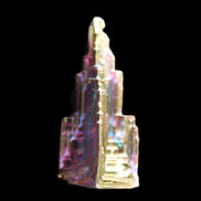 Bismuth castle crystal 41mm 22/25g in sunlight - Rocks and Things Store