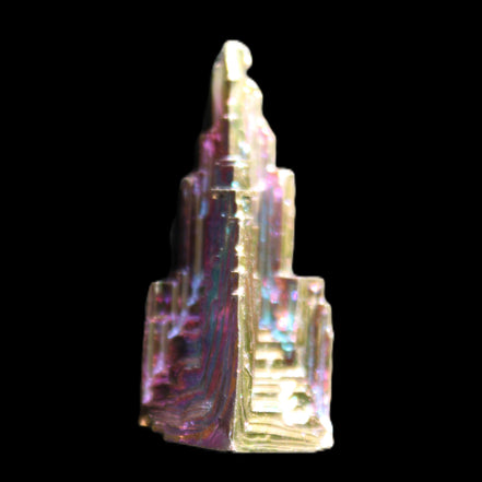 Bismuth castle crystal 41mm 22/25g in sunlight - Rocks and Things Store