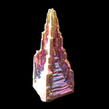 Bismuth castle crystal 41mm 22/25g in sunlight - Rocks and Things Store