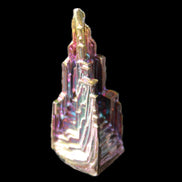 Bismuth castle crystal 41mm 22/25g in sunlight - Rocks and Things Store