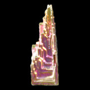 Bismuth castle crystal 41mm 22/25g in sunlight - Rocks and Things Store