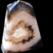 Onyx Agate wand 59*48*9mm 67/70g in sunlight - Rocks and Things Store