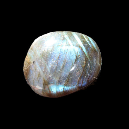 Labradorite palmstone 21-26mm 6-12g in sunlight - Rocks and Things Store