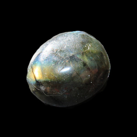 Labradorite palmstone 21-26mm 6-12g in sunlight - Rocks and Things Store