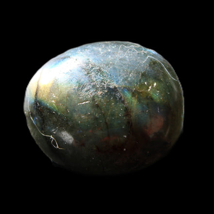 Labradorite palmstone 21-26mm 6-12g in sunlight - Rocks and Things Store