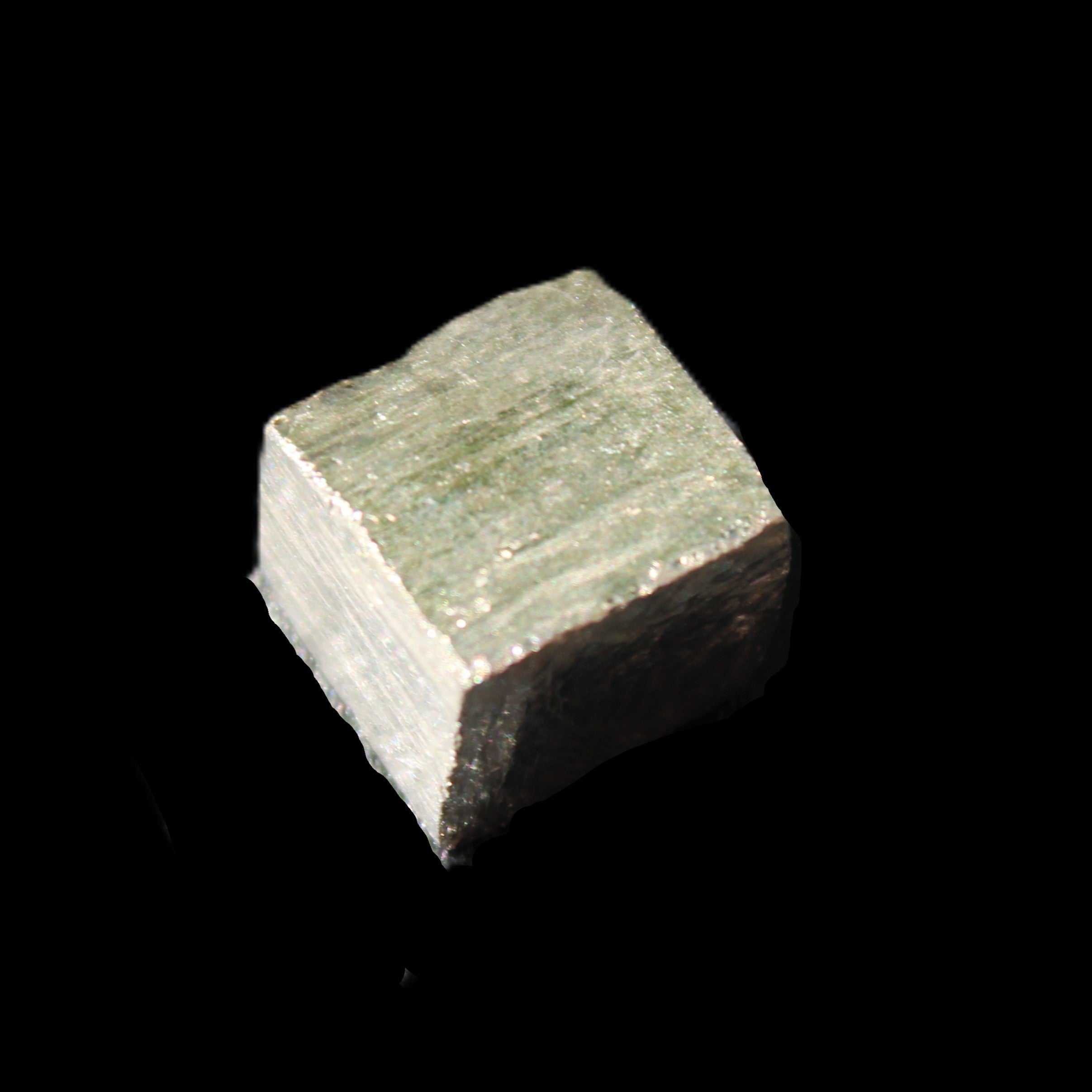 Pyrite cubic crystal from Peru 9-13mm 3-6g in sunlight - Rocks and Things Store