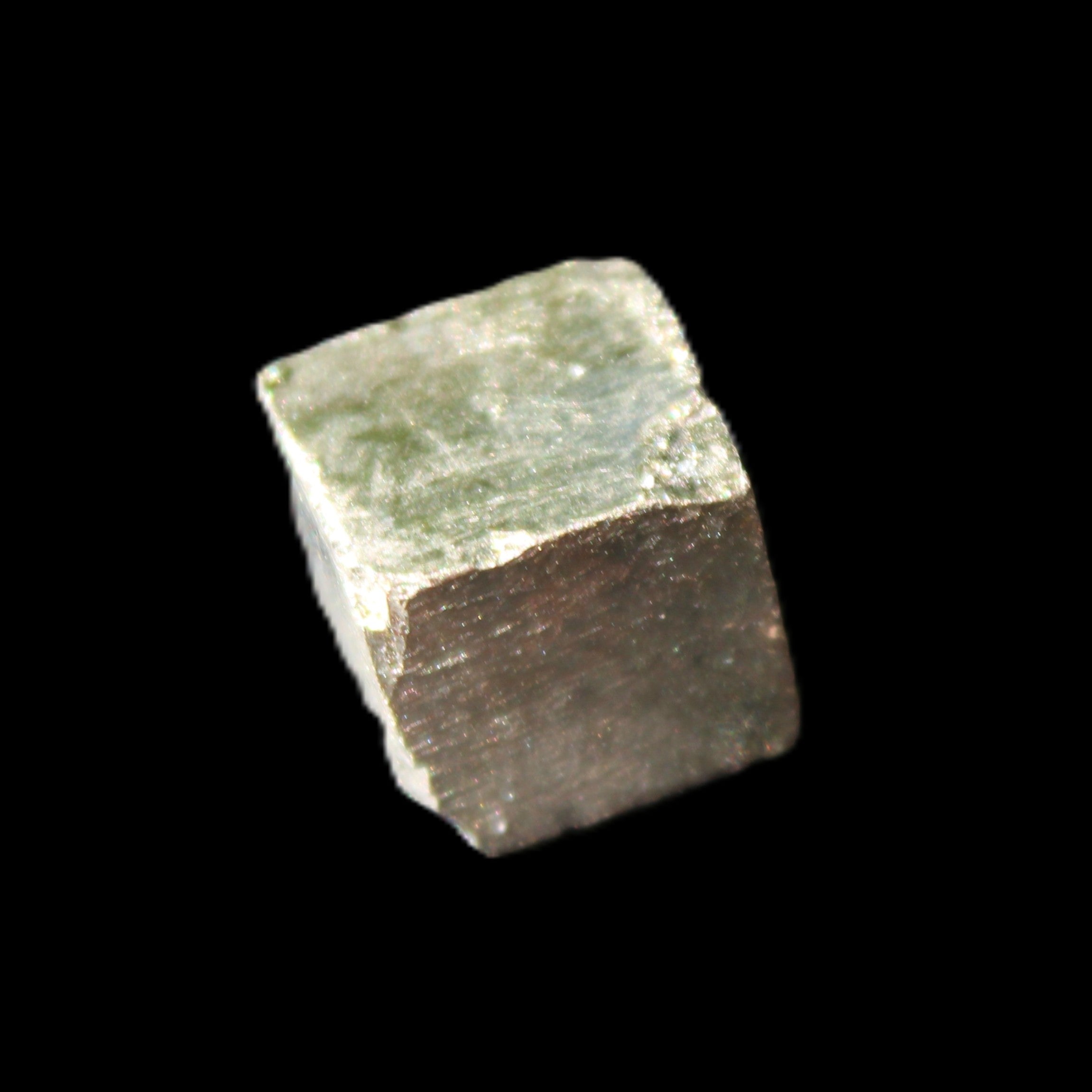 Pyrite cubic crystal from Peru 9-13mm 3-6g in sunlight - Rocks and Things Store
