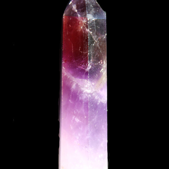 Amethyst wand 75mm 43g in sunlight - Rocks and Things Store