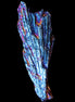 Titanium electroplated Tourmaline feather crystal 12-15g in sunlight - Rocks and Things Store