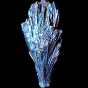 Titanium electroplated Tourmaline feather crystal 12-15g in sunlight - Rocks and Things Store