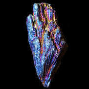 Titanium electroplated Tourmaline feather crystal 12-15g in sunlight - Rocks and Things Store
