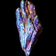 Titanium electroplated Tourmaline feather crystal 12-15g in sunlight - Rocks and Things Store