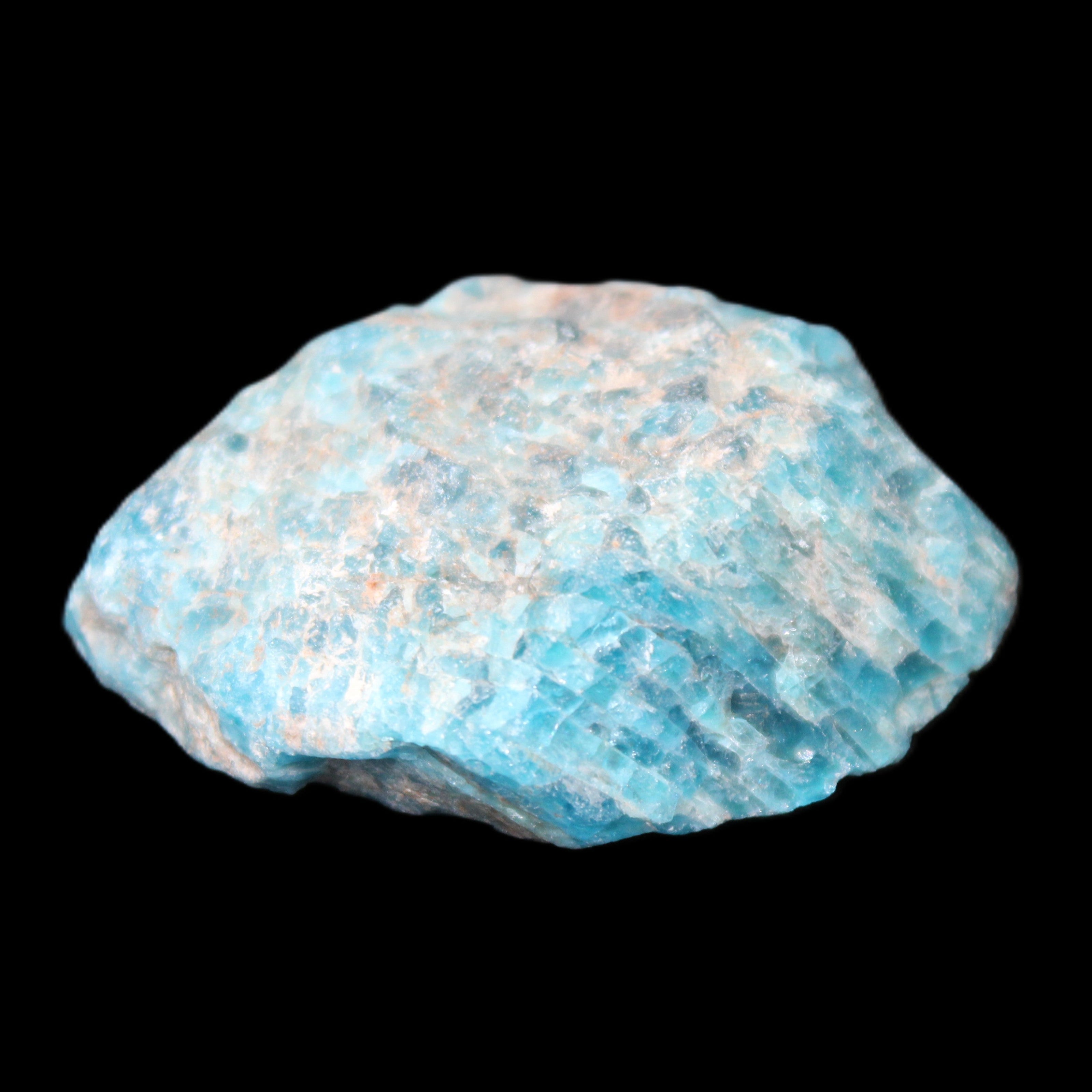 Apatite natural crystal 50*36*15mm 48g in sunlight - Rocks and Things Store