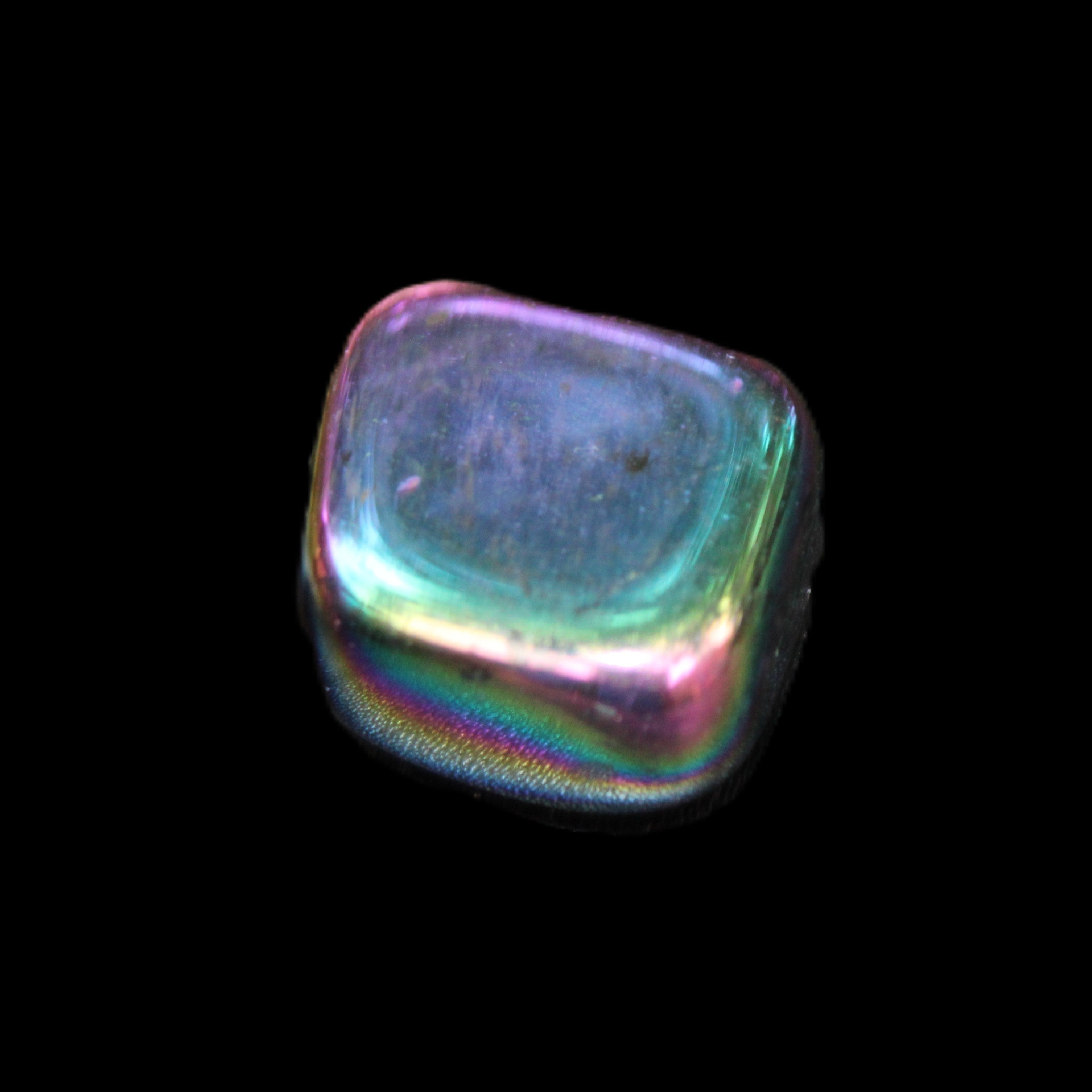 Rainbow Hematite polished stone 25*22*10mm 18g in sunlight - Rocks and Things Store