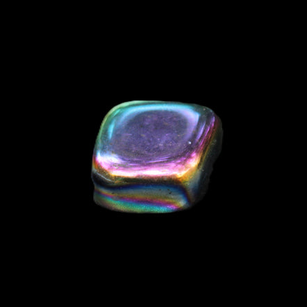 Rainbow Hematite polished stone 25*22*10mm 18g in sunlight - Rocks and Things Store
