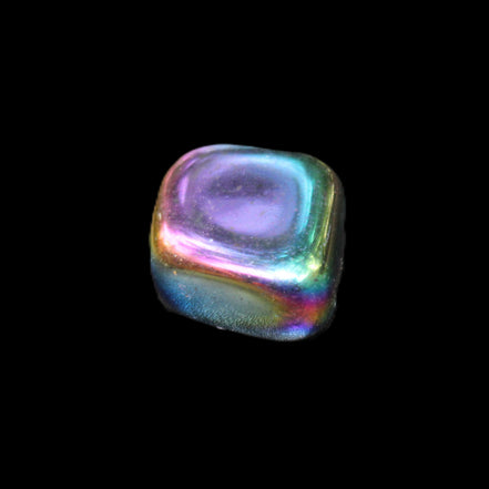 Rainbow Hematite polished stone 25*22*10mm 18g in sunlight - Rocks and Things Store