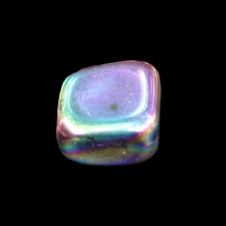 Rainbow Hematite polished stone 25*22*10mm 18g in sunlight - Rocks and Things Store