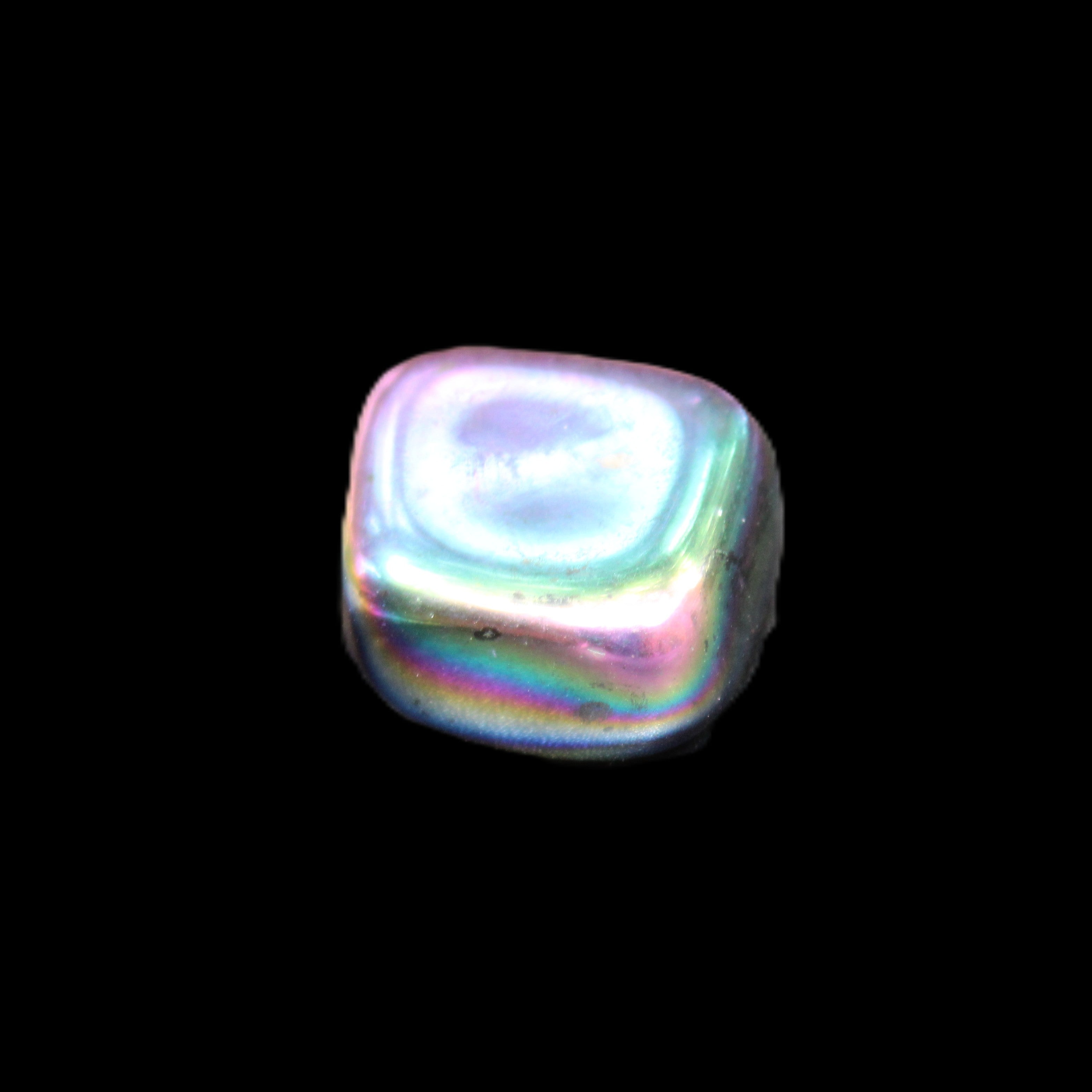 Rainbow Hematite polished stone 25*22*10mm 18g in sunlight - Rocks and Things Store