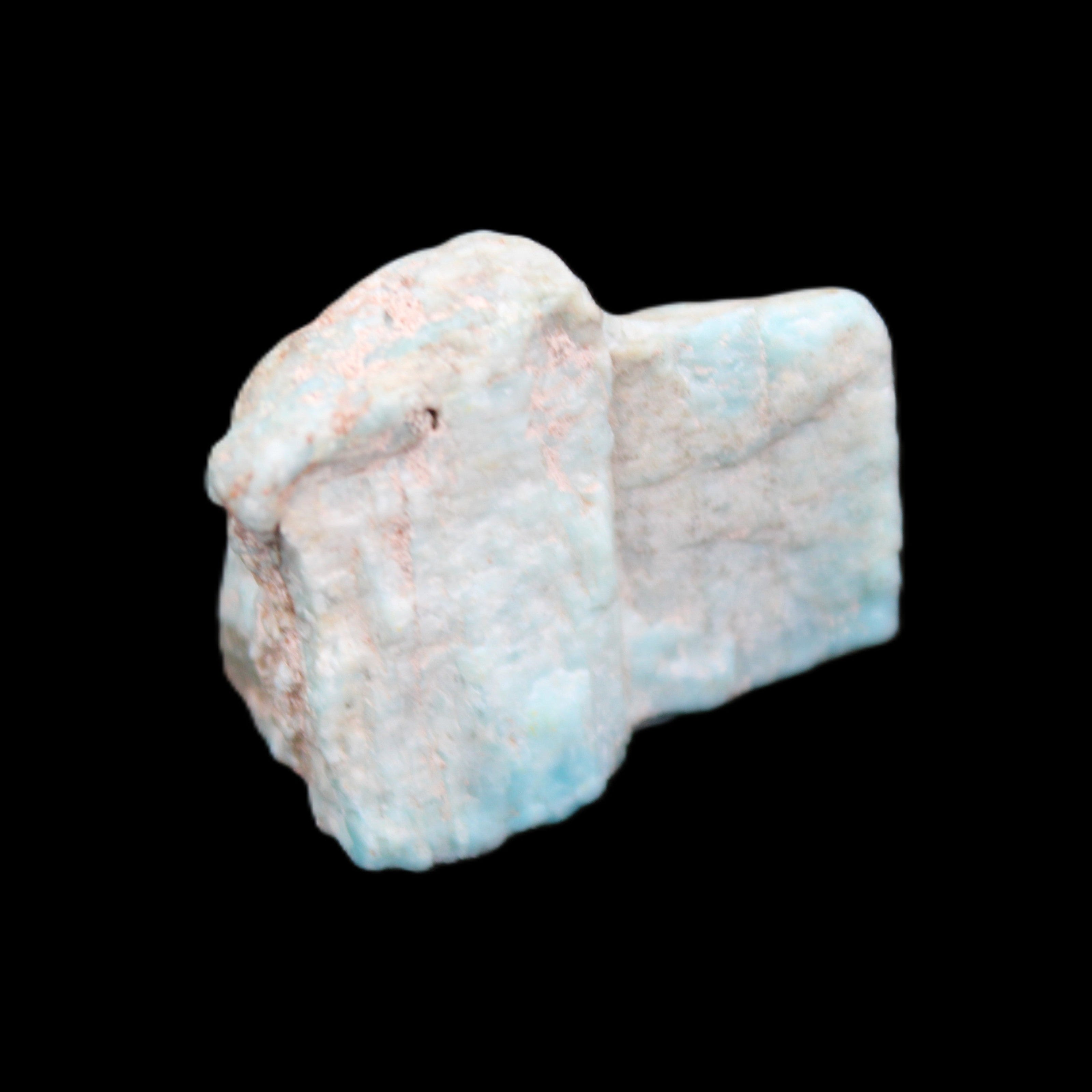 Amazonite Aqua Blue natural stone 37*30*24mm 42.7g in sunlight - Rocks and Things Store