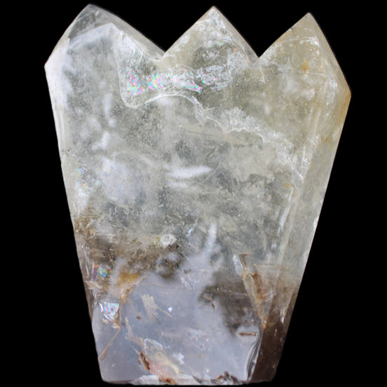 Clear Quartz multi-point obelisk 178*145*43mm 1395g in sunlight - Rocks and Things Store
