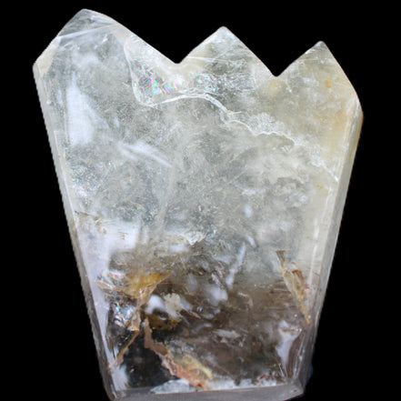 Clear Quartz multi-point obelisk 178*145*43mm 1395g in sunlight - Rocks and Things Store