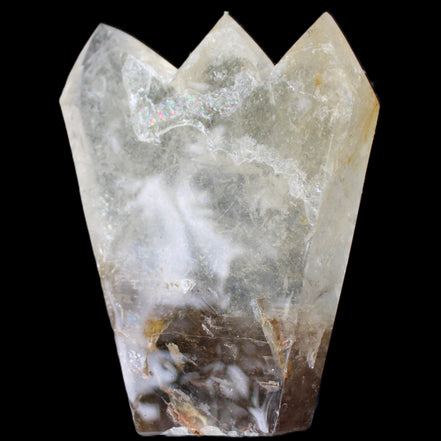 Clear Quartz multi-point obelisk 178*145*43mm 1395g in sunlight - Rocks and Things Store