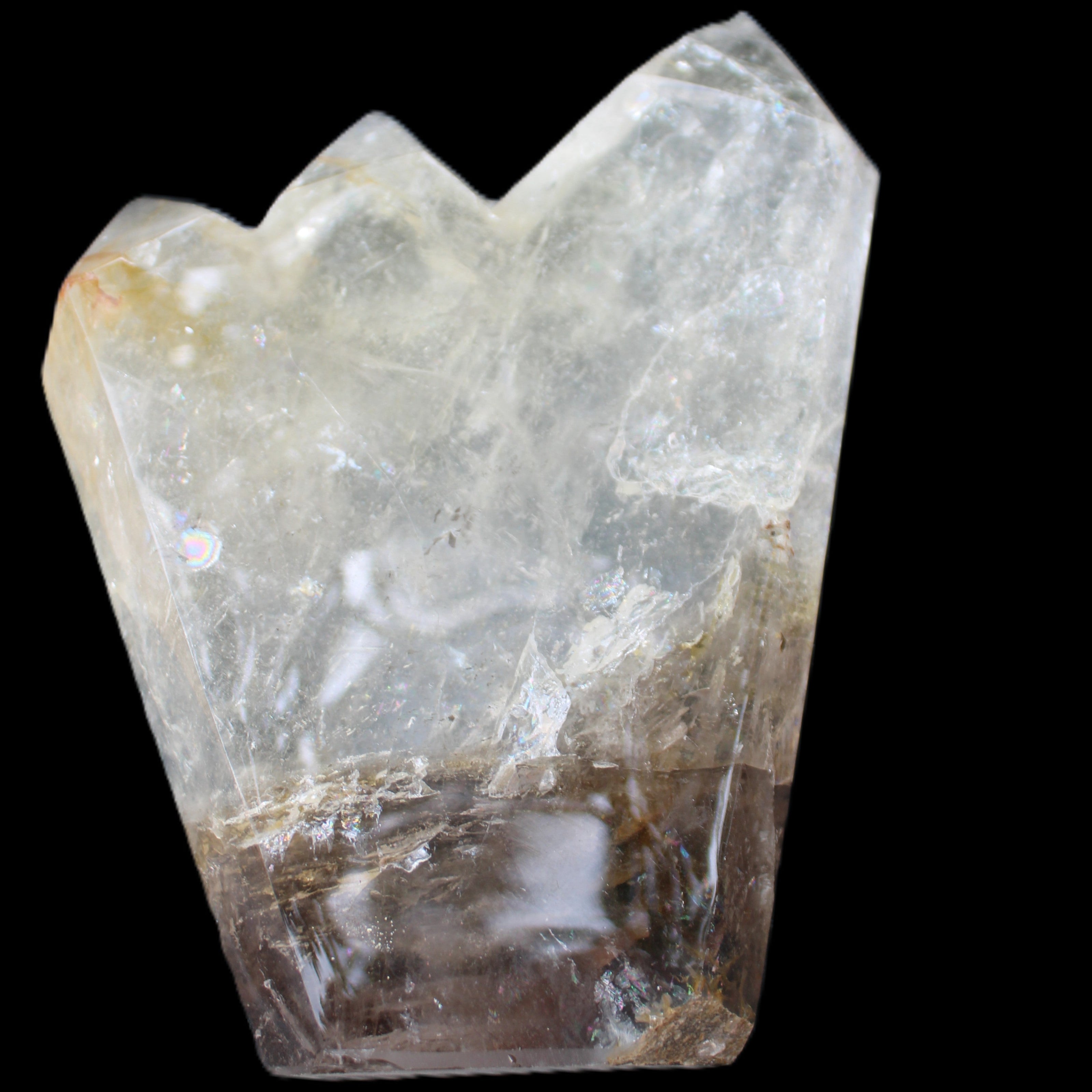 Clear Quartz multi-point obelisk 178*145*43mm 1395g in sunlight - Rocks and Things Store