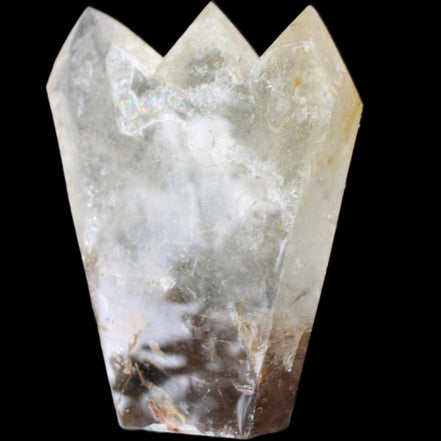 Clear Quartz multi-point obelisk 178*145*43mm 1395g in sunlight - Rocks and Things Store