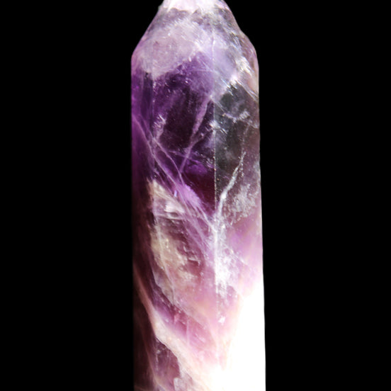 Amethyst wand 75mm 48g in sunlight - Rocks and Things Store