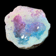 Angel Aura Agate geode 42+mm 39-52g in sunlight - Rocks and Things Store