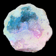 Angel Aura Agate geode 42+mm 39-52g in sunlight - Rocks and Things Store