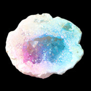Angel Aura Agate geode 42+mm 39-52g in sunlight - Rocks and Things Store